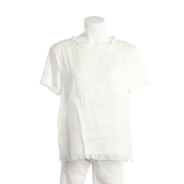 Shirt, in White, Cotton, Marc Cain