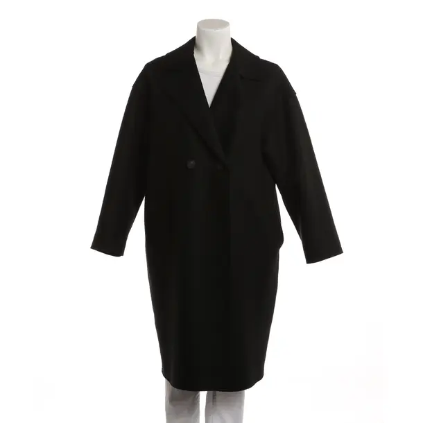 Cappotto mezza stagione, in Nero, Lana, Harris Wharf Londra