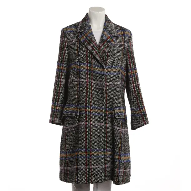 Mid-Season Coat, in Multicolored, Cotton, Aglini