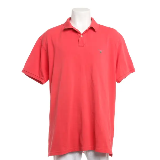 Poloshirt, in Rot, Baumwolle, Gant