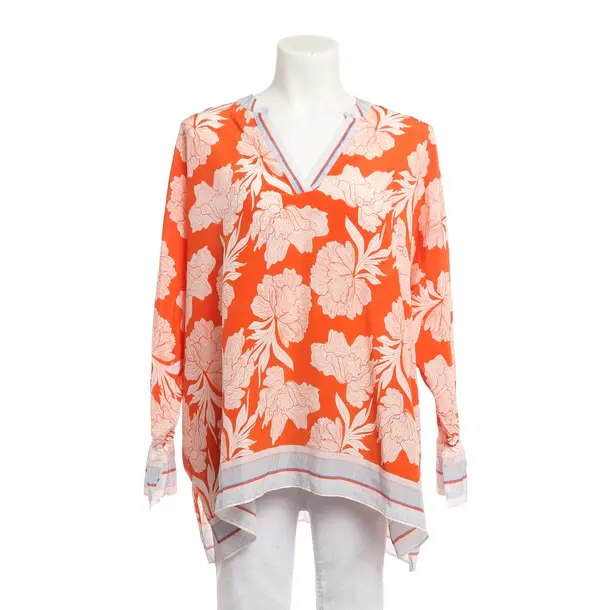 Bluse, in Dunkelorange, Seide, IVI collection