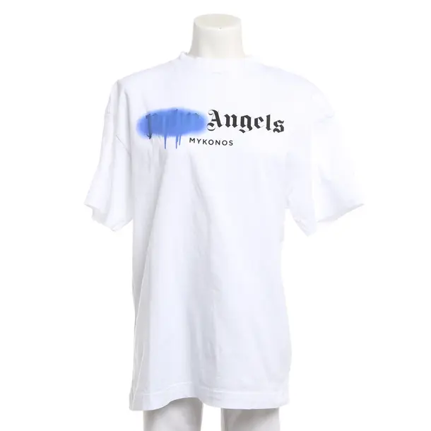 Shirt, in White, Cotton, Palm Angels