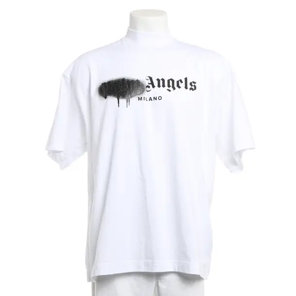 T-Shirt, in Weiß, Baumwolle, Palm Angels