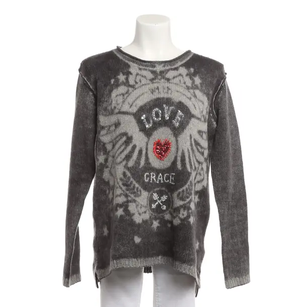 Jumper, in Gray, Wool, Grace