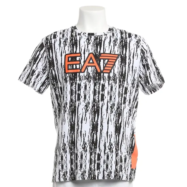 T-Shirt, in Weiß, Baumwolle, Emporio Armani