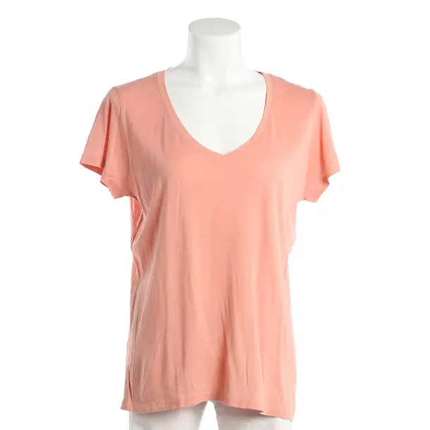 Shirt, in Peach, Cotton, Bloom