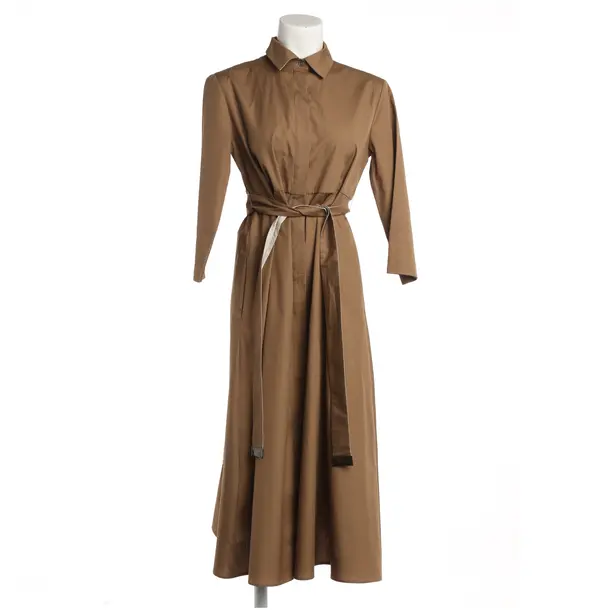 Kleid, in Braun, Baumwolle, Max Mara