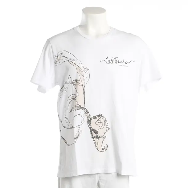 T-Shirt, in Weiß, Baumwolle, Luis Trenker