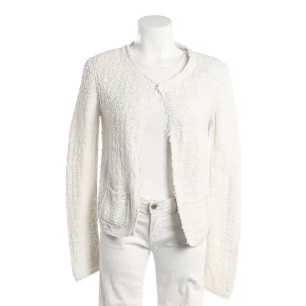 Strickjacke, in Weiß, Baumwolle, Marc Cain