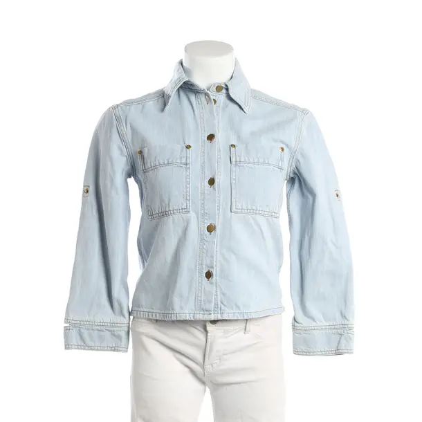 Jeansjacke, in Hellblau, Baumwolle, Victoria Beckham