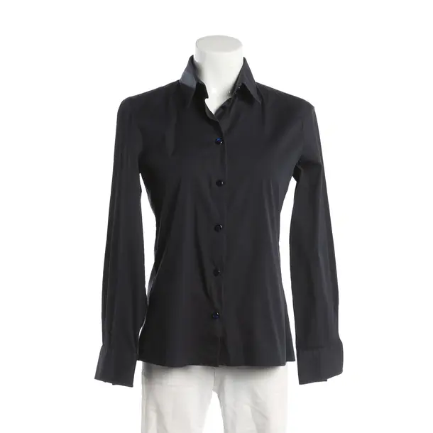 Bluse, in Navy, Baumwolle, Armani Collezioni