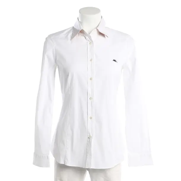 Blouse, in White, Cotton, Etro