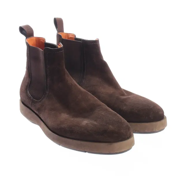 Chelsea Boots, in Braun, Santoni