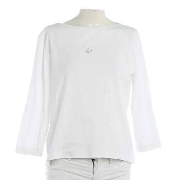 Long Sleeve Shirt, in White, Cotton, Bogner