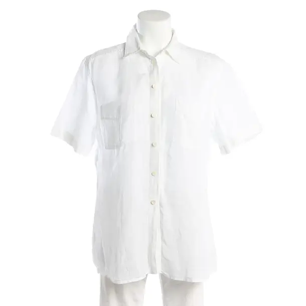 Bluse, in Weiß, Leinen, Bogner