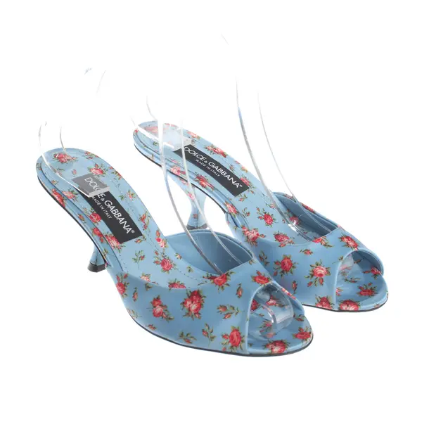 Heeled Sandals, in Multicolored, Dolce & Gabbana