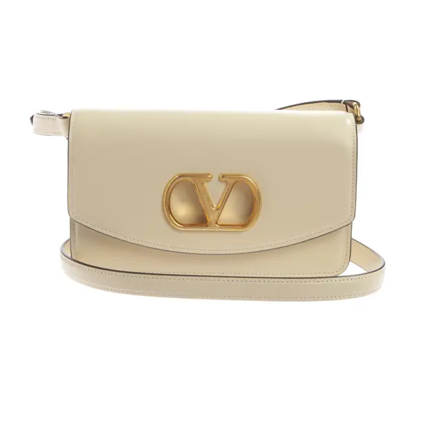 Borsa a cinture a tracolla, in Beige, Pelle, Valentino