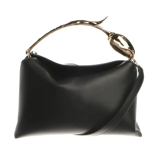 Handbag, in Black, Leather, Erdem