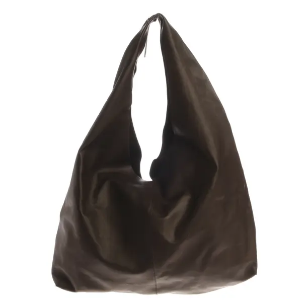 Shopper Bag, in Dark Brown, Leather, The Row