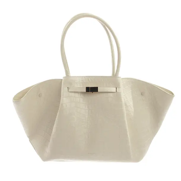 Shopper, in Beige, Leder, DeMellier