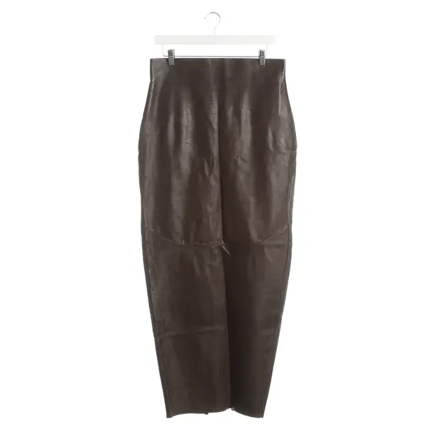 Skirt, in Brown, Leather, Rick Owens