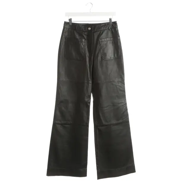 Pantaloni, in Nero, Pelle, Victoria Beckham