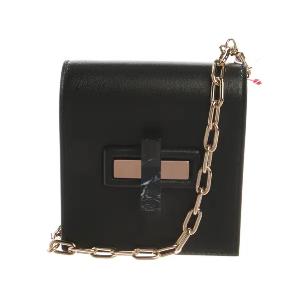 Wallet on Chain, in Black, Leather, Gabriela Hearst