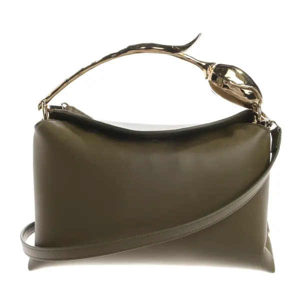 Handbag, in Olive Green, Leather, Erdem