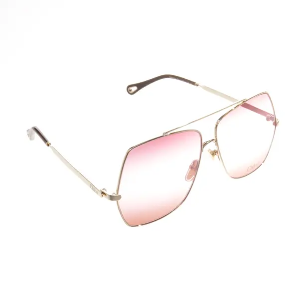 Sunglasses, in Gold, Synthetic / Metal, Chloé