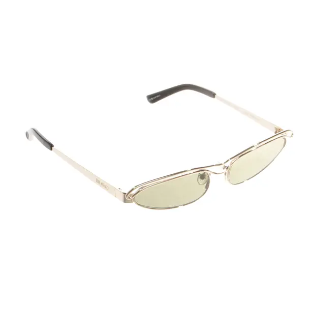 Sunglasses, in Gold, Synthetic / Metal, The Attico