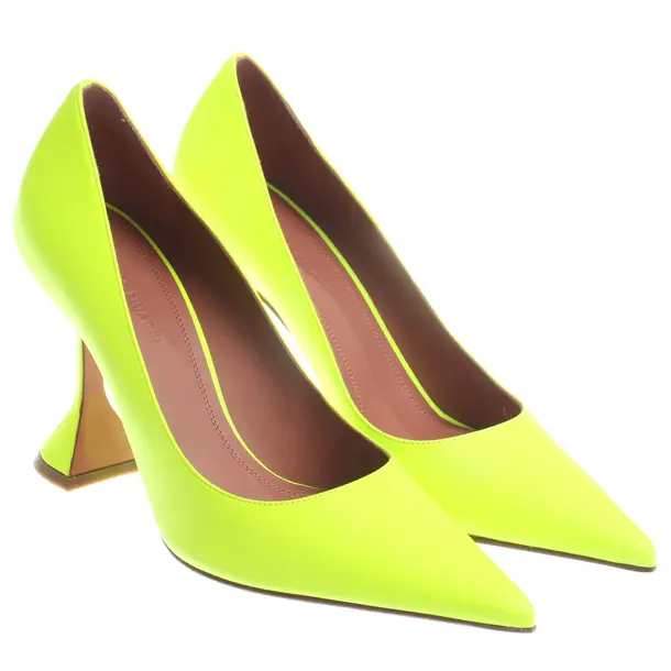 Pumps, in Neon Yellow, Amina Muaddi