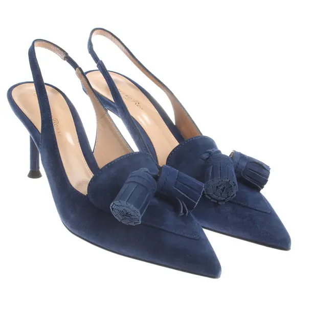Slingbacks, in Blau, Gianvito Rossi
