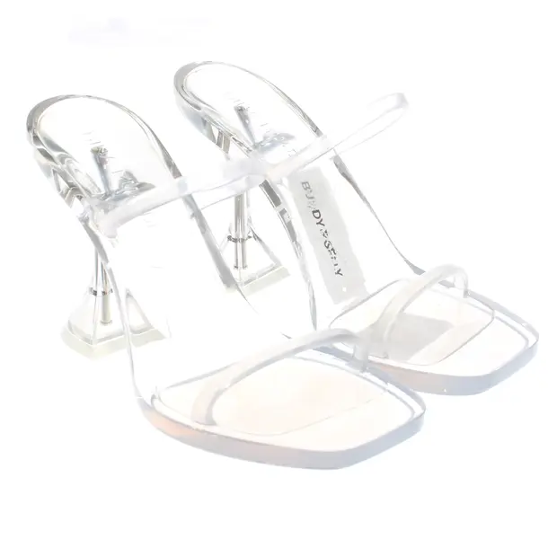 Sandaletten, in Transparent, Amina Muaddi