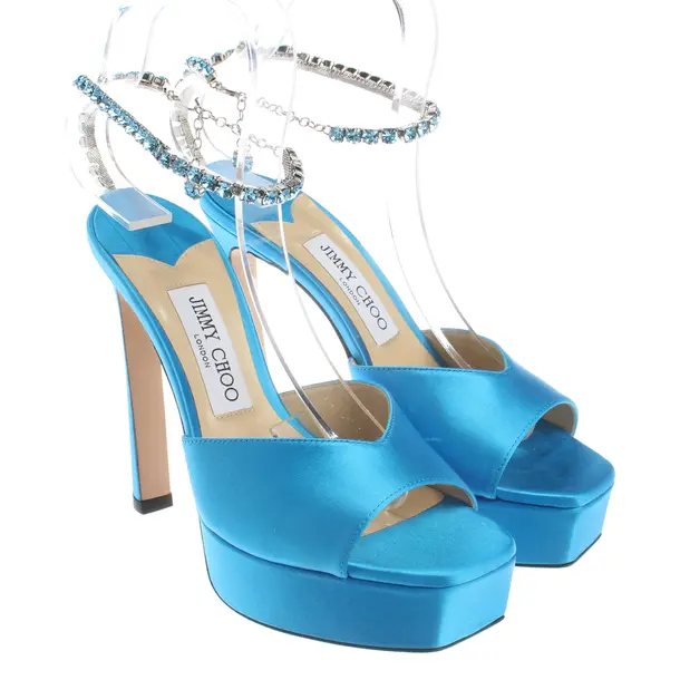 Sandaletten, in Blau, Jimmy Choo