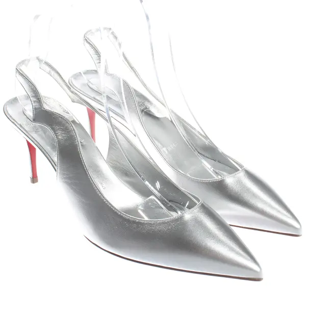 Slingbacks, in Silver, Christian Louboutin