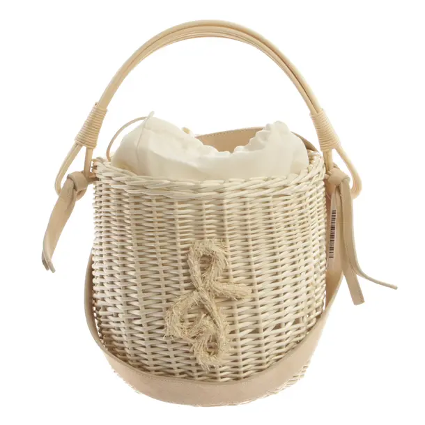 Handtasche, in Beige, Stroh, Ruslan Baginskiy