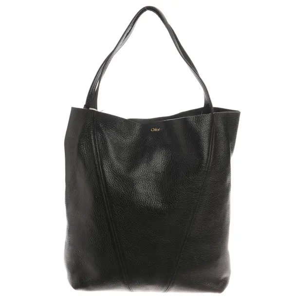 Shopper, in Schwarz, Leder, Chloé