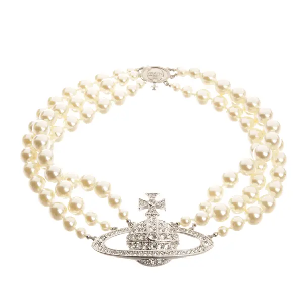 Necklace, in Silver, Metal (metallic, metallized), Vivienne Westwood