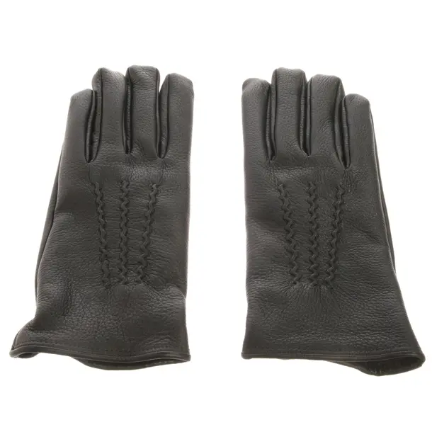 Handschuhe, in Schwarz, Leder, Lardini