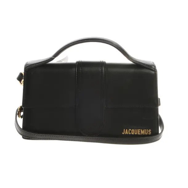 Shoulder Bag, in Black, Leather, Jacquemus