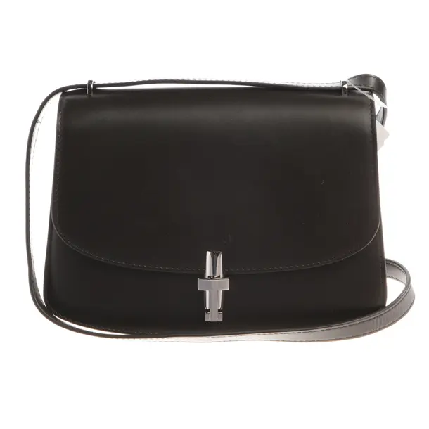 Schultertasche, in Dunkelbraun, Leder, The Row