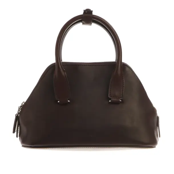 Handtasche, in Dunkelbraun, Leder, The Row