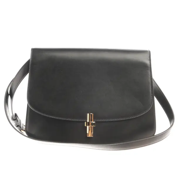 Schultertasche, in Schwarz, Leder, The Row
