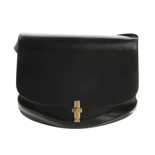 Schultertasche, in Schwarz, Leder, The Row