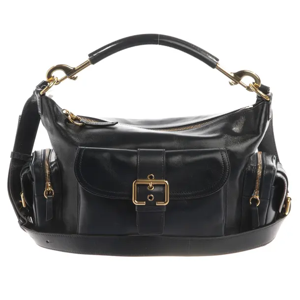 Schultertasche, in Navy, Leder, Chloé