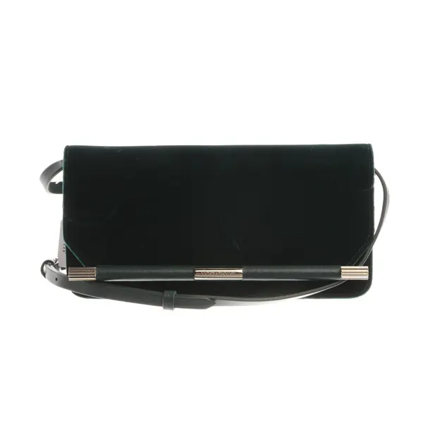 Shoulder Bag, in Green, Velvet, Victoria Beckham