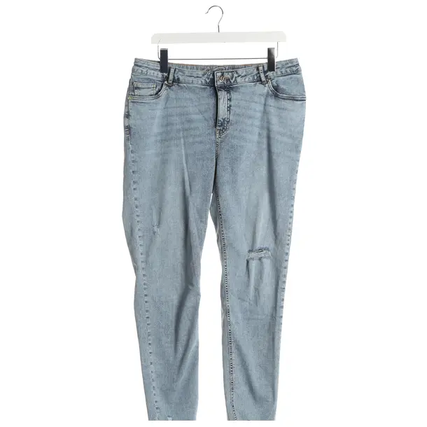 Slim Fit Jeans, in Light Blue, Cotton, Anni Carlsson