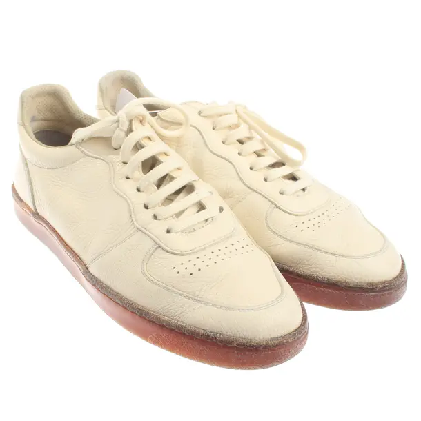 Sneakers, in Cream, Brunello Cucinelli