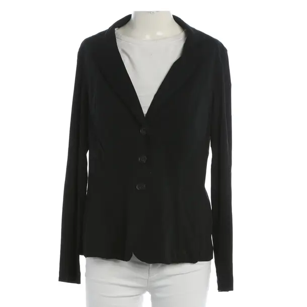 Blazer, in Black, Cotton, Marc Cain