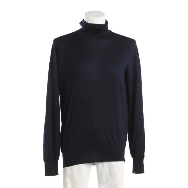 Jumper, in Navy, Cashmere, Brunello Cucinelli